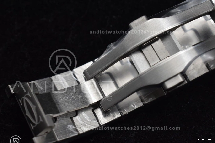 Dial 1:1 Youthful Edition Cartier 1057 de Bracelet BVF Green SmartLinks on 40mm MIYOTA SS Best Santos 1215